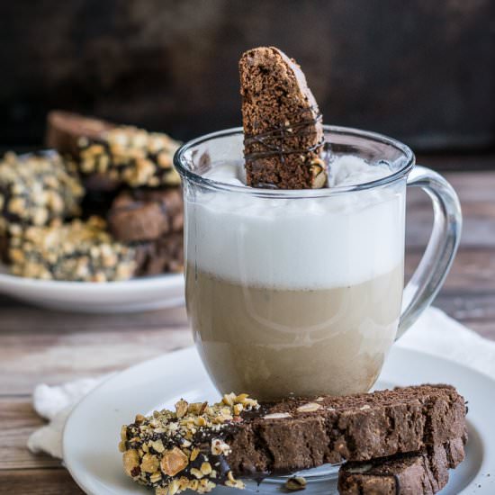 Chocolate Hazelnut Biscotti - Recipe photo by followtheruels