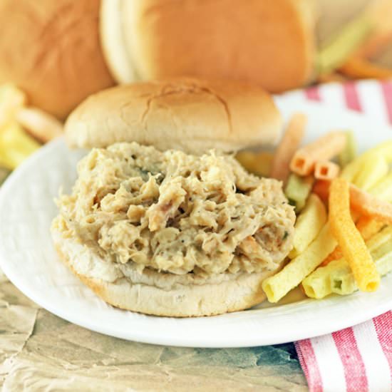Hot Shredded Chicken Sandwiches - Recipe photo by TheSugarSandBox