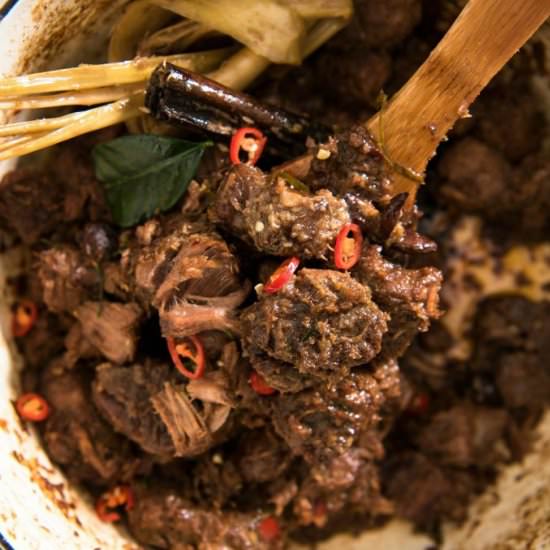 Beef Rendang - Recipe photo by RecipeTin Eats