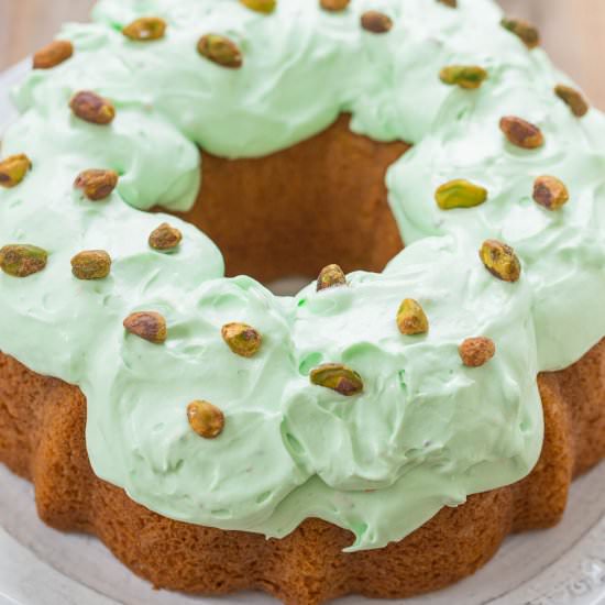 Pistachio Double Pudding Cake - Recipe photo by Averie