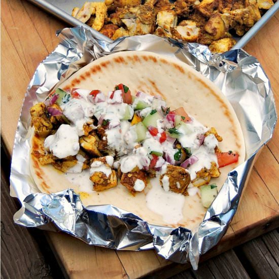 Sheet Pan Chicken Shawarma - Recipe photo by BobbisKozyKitchen