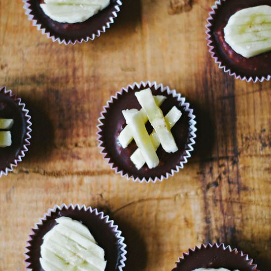 Frozen Banana Peanut Butter Cups - Recipe photo by spice and sprout