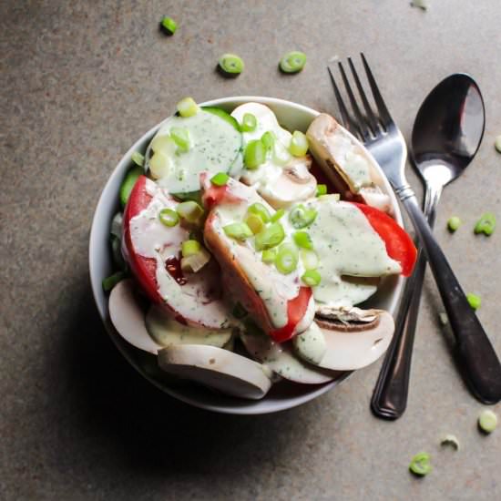 Fresh Vegetable Salad - Recipe photo by Lisa G Cooks
