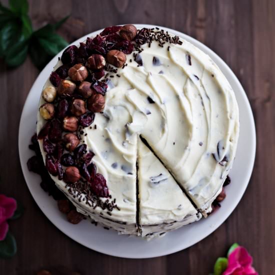 Hazelnut Stracciatella Cake - Recipe photo by daniscookings