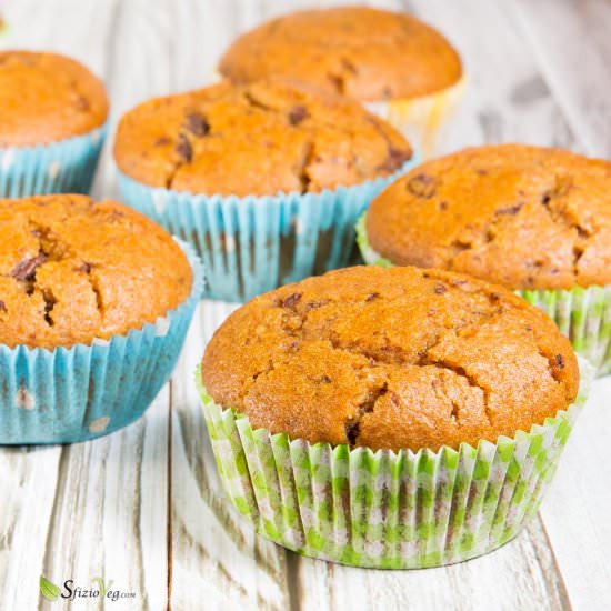 Coconut and Chocolate Muffins Vegan - Recipe photo by SfizioVeg