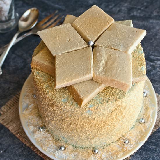 Gold Halva Cake - Recipe photo by Cakewhiz