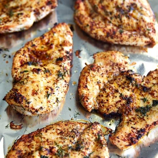 Heavenly Broiled Chicken Breast - Recipe photo by cravingtasty