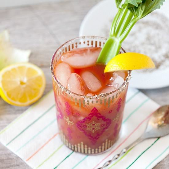 Wasabi Bloody Mary - Recipe photo by Food Done Light