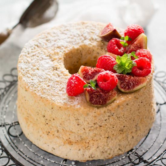 Hojicha Flavoured Japanese Chiffon - Recipe photo by Chopstick Chronicles