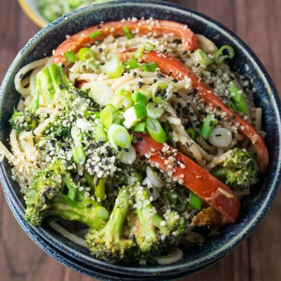 Sriracha Hemp Noodles - Recipe photo by yupitsvegan