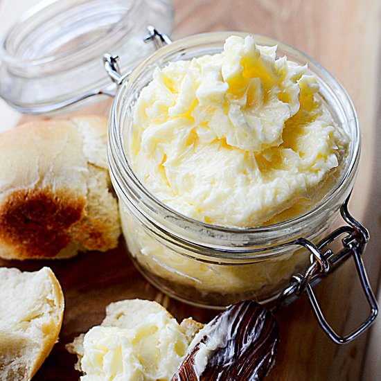 How to Make Your Own Butter - Recipe photo by TheSaltyPot