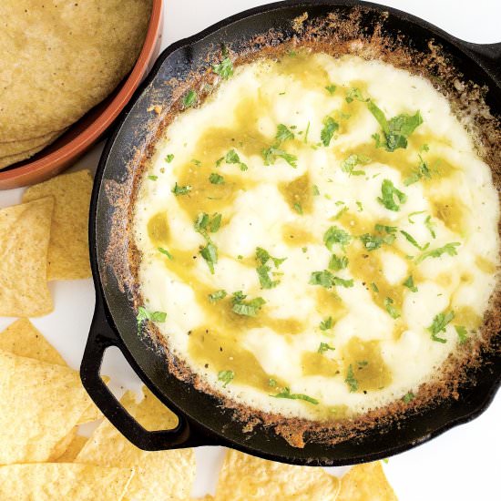 Skillet Queso Fundido - Recipe photo by thebakermama