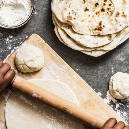 Easy Homemade Roti - Recipe photo by thebellephant
