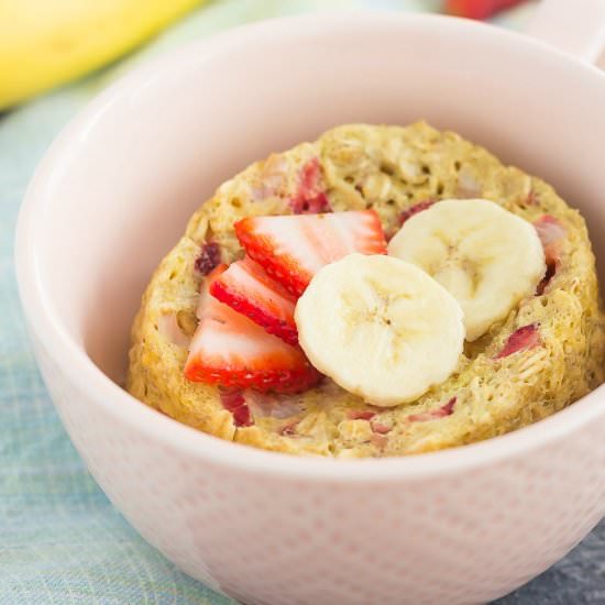 Strawberry Banana Baked Oatmeal - Recipe photo by pumpkinnspice