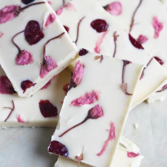 Sakura Chocolate - Recipe photo by Boulevard Pink