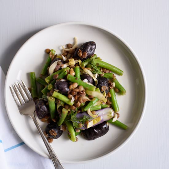 Purple Potato Salad - Recipe photo by thenewbaguette