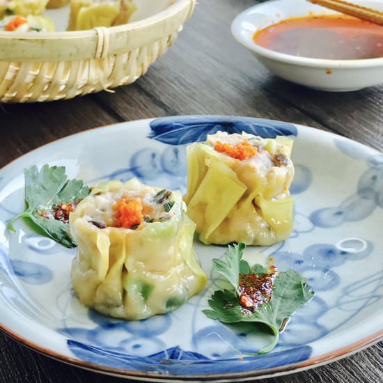 Siew Mai (Shrimp and Pork Dumpling) - Recipe photo by theburningkitchen