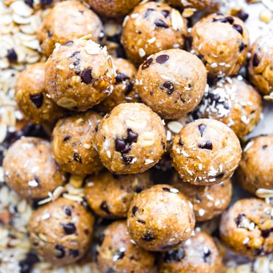 Cowboy Cookie Energy Bites - Recipe photo by Cotter Crunch