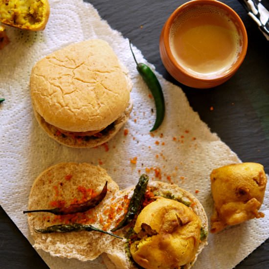 Vada Pav – Indian Burger - Recipe photo by YourFoodFantasy