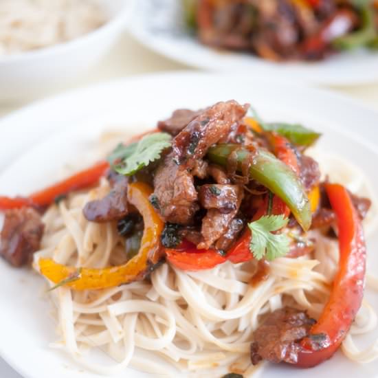 Beef and Pepper Stir Fry - Recipe photo by VeenaAzmanov