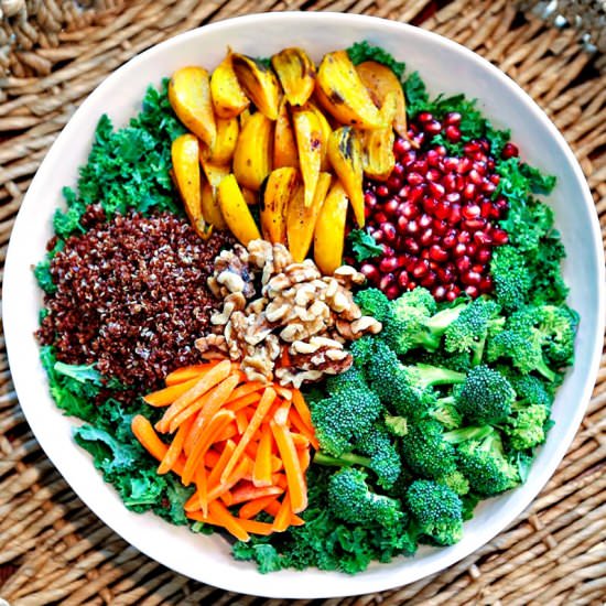 Super Food Salad & Ginger Dressing - Recipe photo by lifeloveandgoodfood