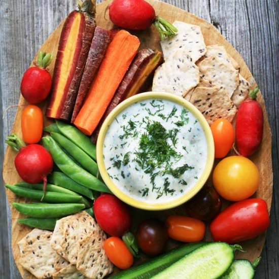 Veggie Platter On a Budget - Recipe photo by cheap-recipe-blog