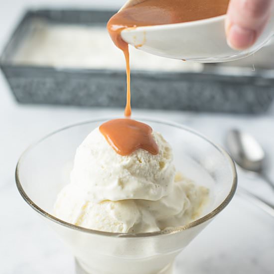 No Churn Vanilla Bean Ice Cream - Recipe photo by culinaryginger
