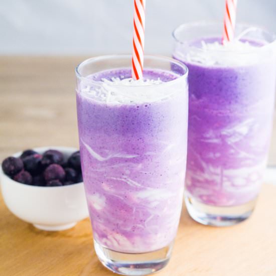 Blueberry Galaxy Smoothie - Recipe photo by fatforweightloss