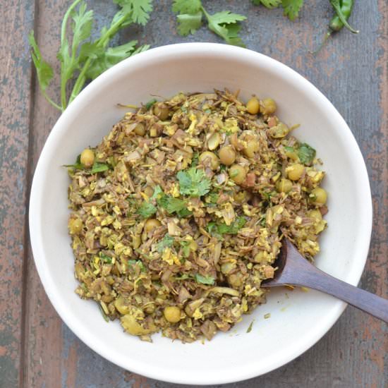 Banana Blossom Stir Fry - Recipe photo by rakshaskitchen