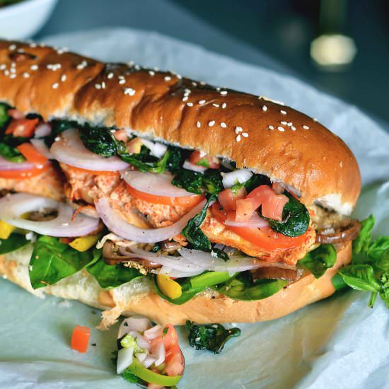 GRILLED CHICKEN SANDWICH - Recipe photo by Shamlyn Fernandes