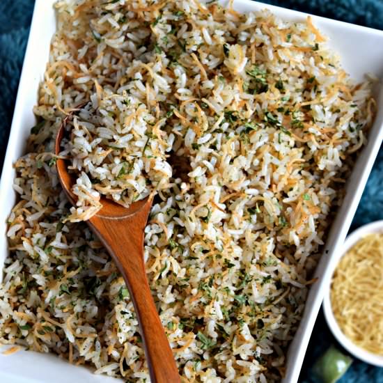 Lebanese Rice with Vermicelli - Recipe photo by Cookilicious