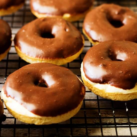 Cake Donuts with Nutella Glaze - Recipe photo by berlyskitchen