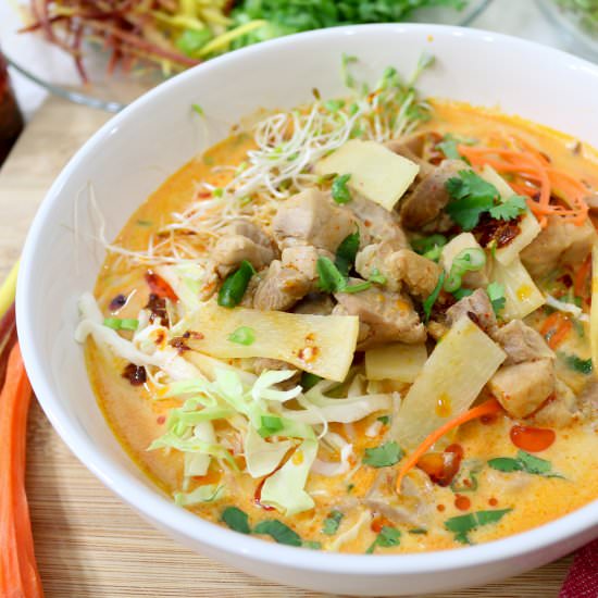 Coconut Noodle Soup - Recipe photo by Spoon Fork Heart