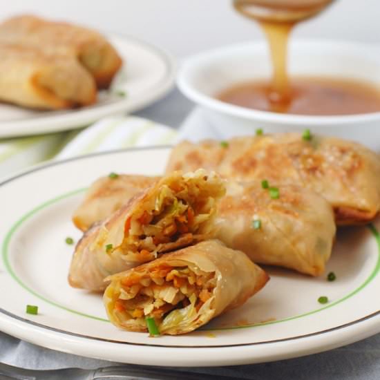 Asian Cabbage Baked Egg Rolls - Recipe photo by alisonsallspice