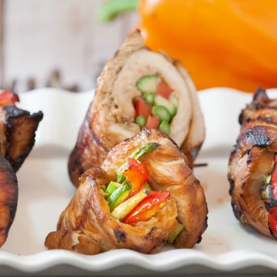 Grilled Korean Turkey Roll Ups - Recipe photo by Food Done Light