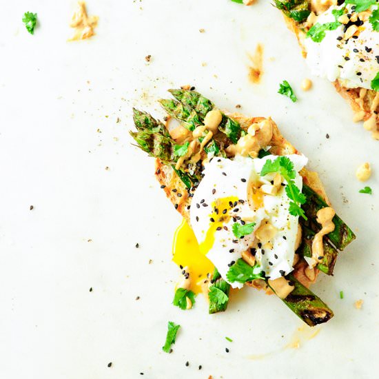 Asparagus Crostini - Recipe photo by servingdumplings