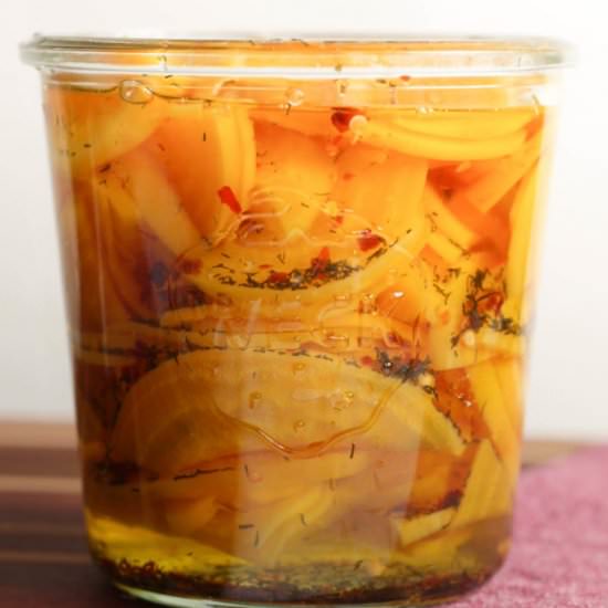 Pickled Golden Beets - Recipe photo by aslolife