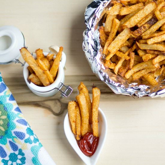 Baked Jicama Fries - Recipe photo by srividhya
