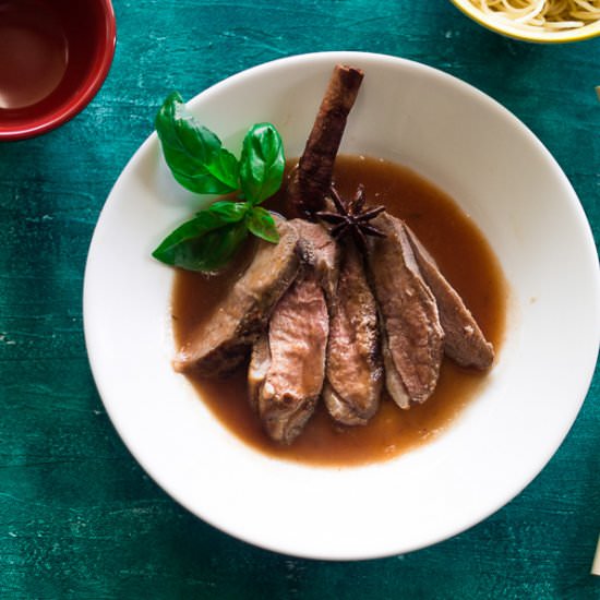 Duck with Plum and Tamarind Sauce - Recipe photo by Gday Souffle