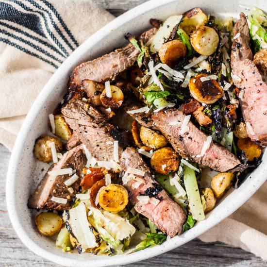Steak & Potatoes Grilled Caesar - Recipe photo by thegreybell