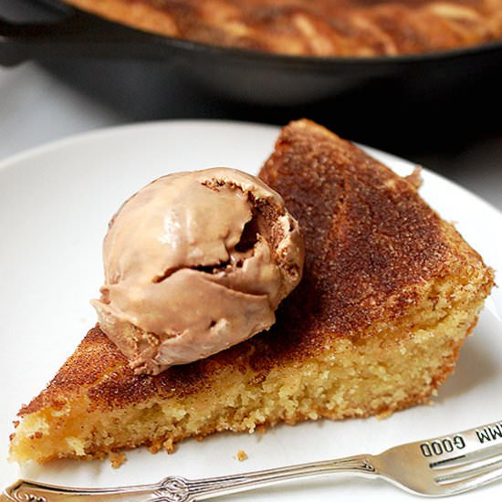 Skillet Snickerdoodle Cookie - Recipe photo by evabakes