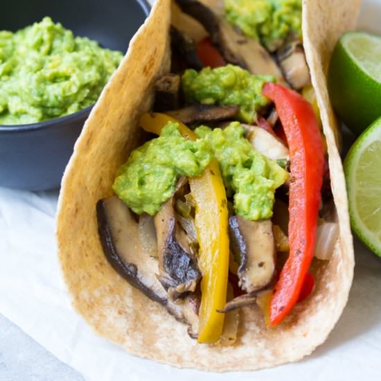 Portobello Mushroom Fajitas - Recipe photo by kristines kitchen