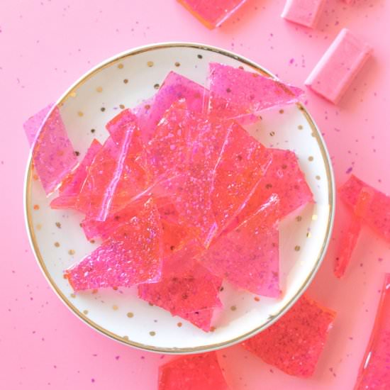 Bubble Gum Rock Candy - Recipe photo by clubcrafted