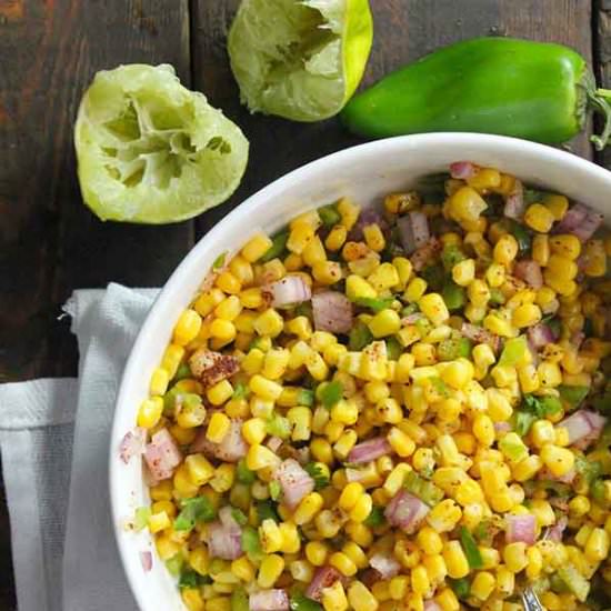 Chipotle Corn Salsa - Recipe photo by Simpegreenmoms