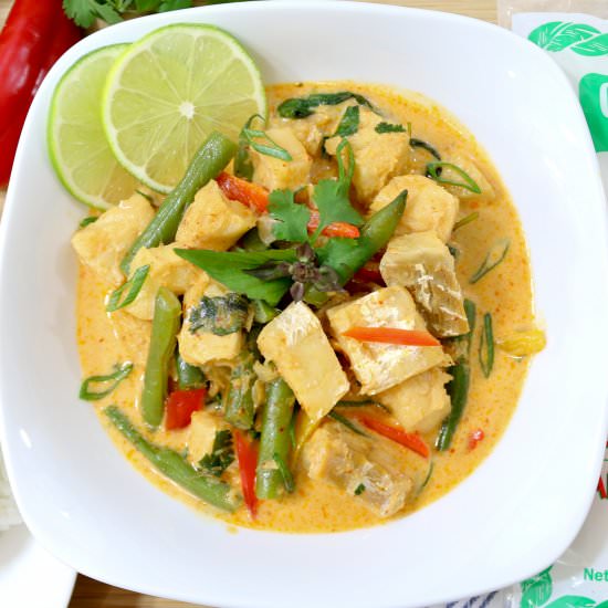 Salted Cod with Coconut Curry - Recipe photo by Spoon Fork Heart