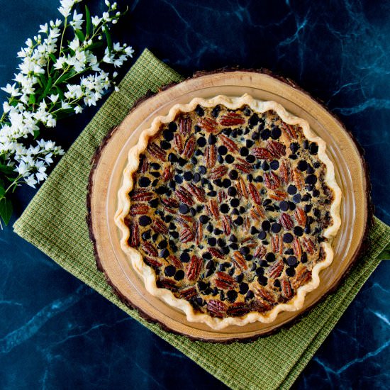 Chocolate Pecan Pie - Recipe photo by littlesweetbaker