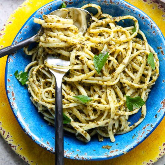Parsley Pesto - Recipe photo by the food blog