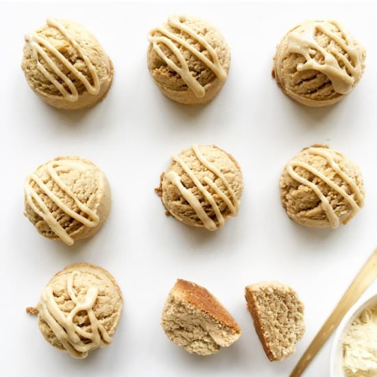 Mini Cashew Butter Protein Cookies - Recipe photo by cleankitch