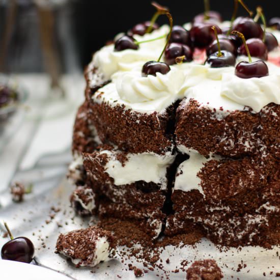 The Best Black Forest Cake Ever - Recipe photo by Yummymedley