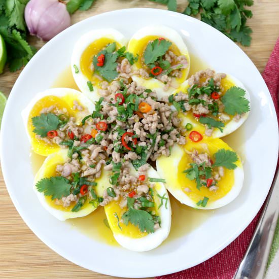 Thai Spicy Egg Salad - Recipe photo by Spoon Fork Heart